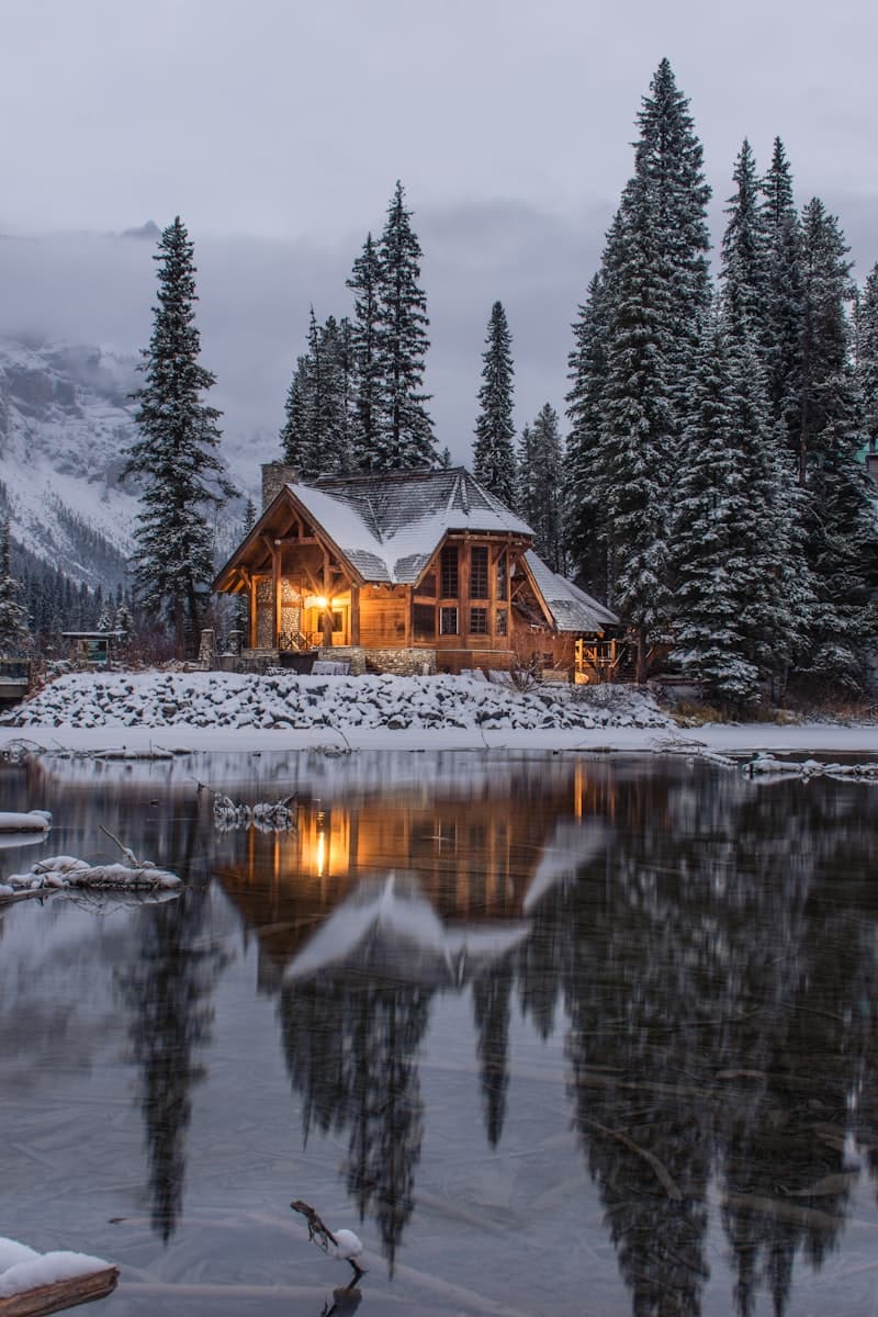 Cabin & Lake